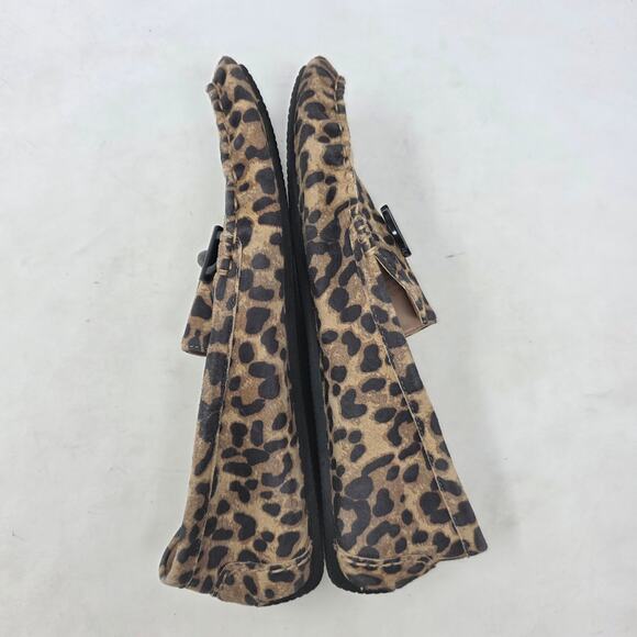 Cole Haan Leopard Print Loafers Womens 8.5 Driving Flats Leather - Picture 6 of 8
